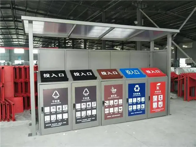最环保的不锈钢（最结实的不锈钢）更美观、更坚固、更耐用，不锈钢垃圾分类亭，垃圾分类亭，(图6)
