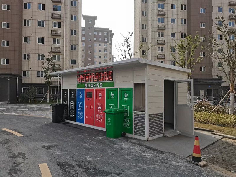 张堰镇垃圾房升级,如何实现科技与环保深度融合?(图1) 垃圾房